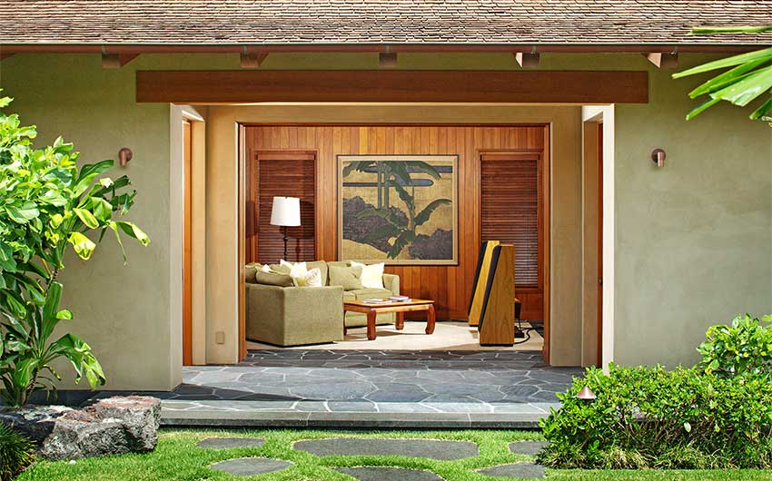 MUSIC ROOM, Anea House, Kona, Hawaii