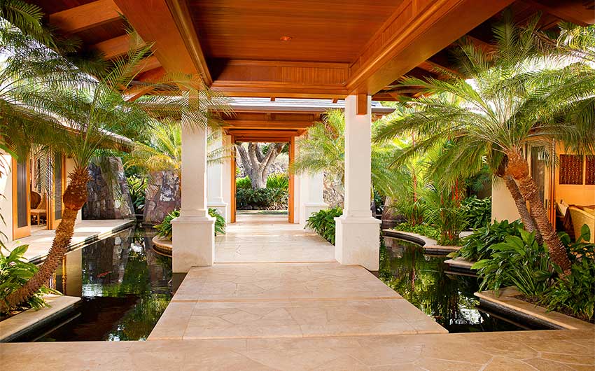 ENTRANCE, Kukio Estate House, Kona, Hawaii