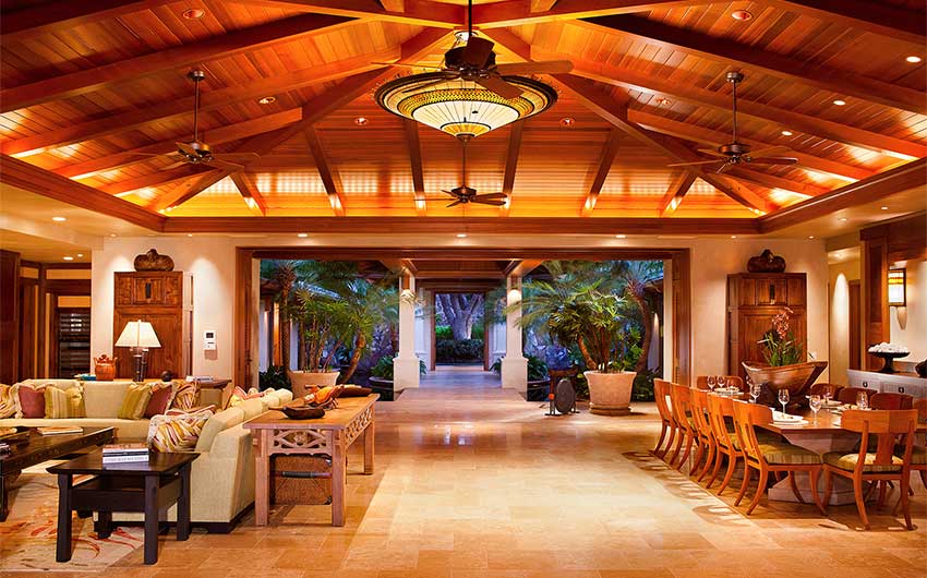 GREAT ROOM, Kukio Estate House, Kona, hawaii