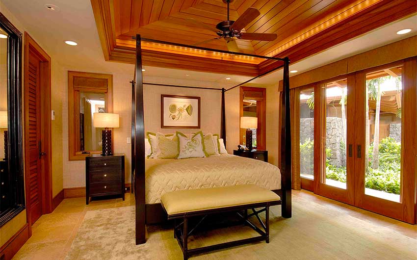 GUEST BEDROOM, Kukio Estate House, Kona, Hawaii