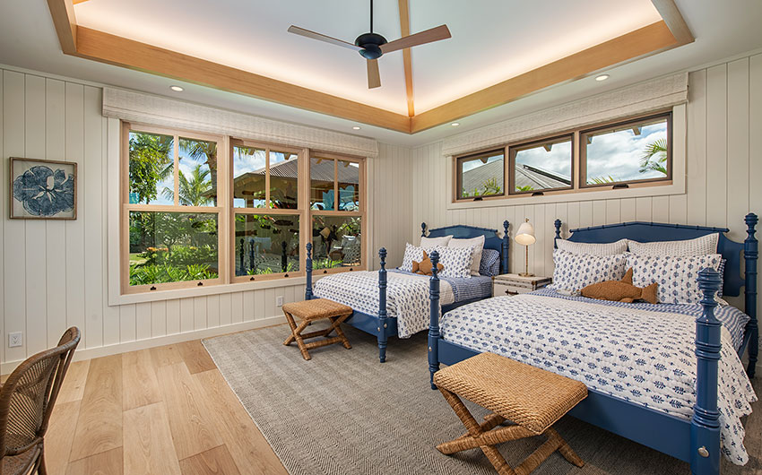 GUEST BEDROOM, Kukio Family House, Kona, Hawaii