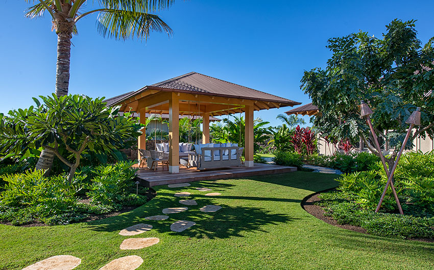 PAVILIONS, Kukio Family House, Kona, Hawaii