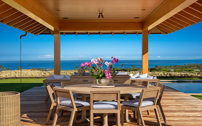 PAVILIONS, Kukio Family House, Kona, Hawaii