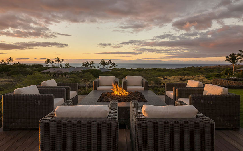 FIRE PIT, Kukio Resort Home, Kona, Hawaii