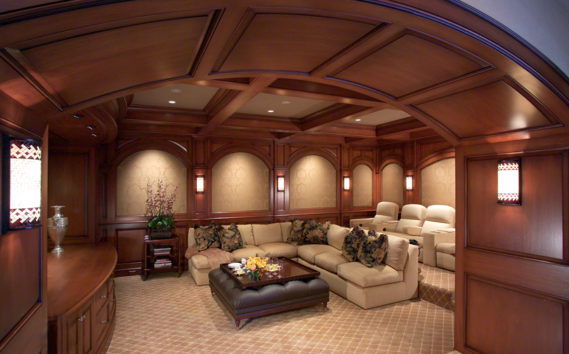 HOME THEATER, Malibu Manor, Malibu, California