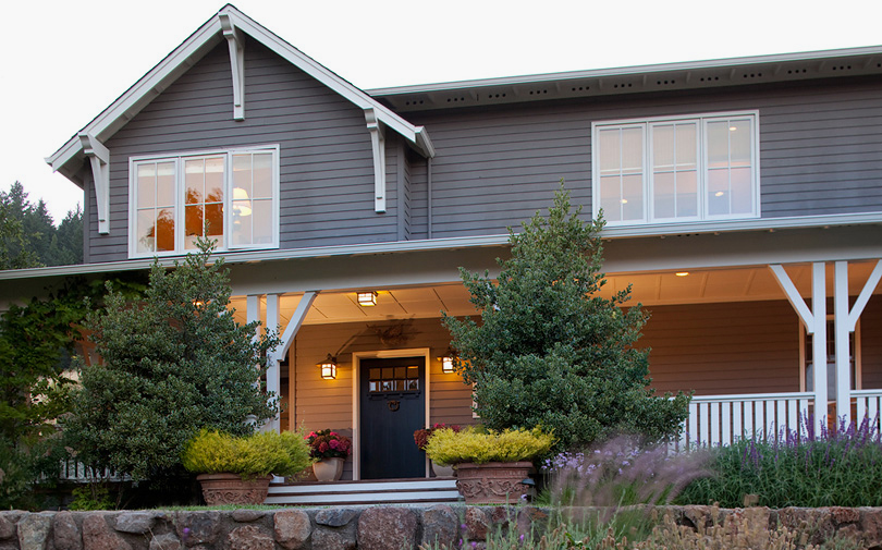 ENTRANCE, Country Retreat Marine County, San Geronimo, California