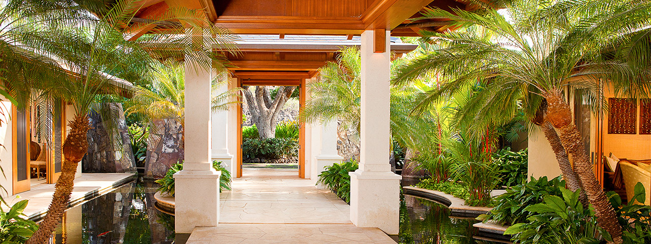 Entrance, KUKIO FAMILY HOME, KONA, HAWAII